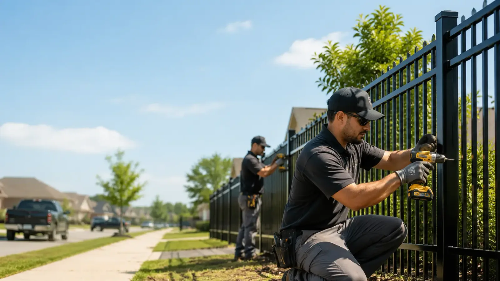Metal Fence Installation in Menomonee Falls, WI